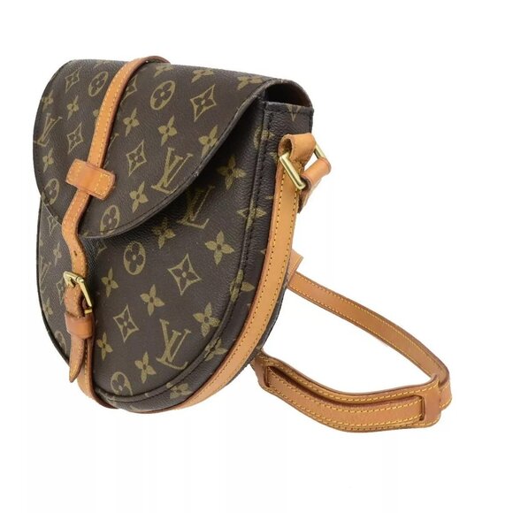 LOUIS VUITTONI Chantilly MM Shoulder Bag Monogram Leather Brown - Picture 9 of 16